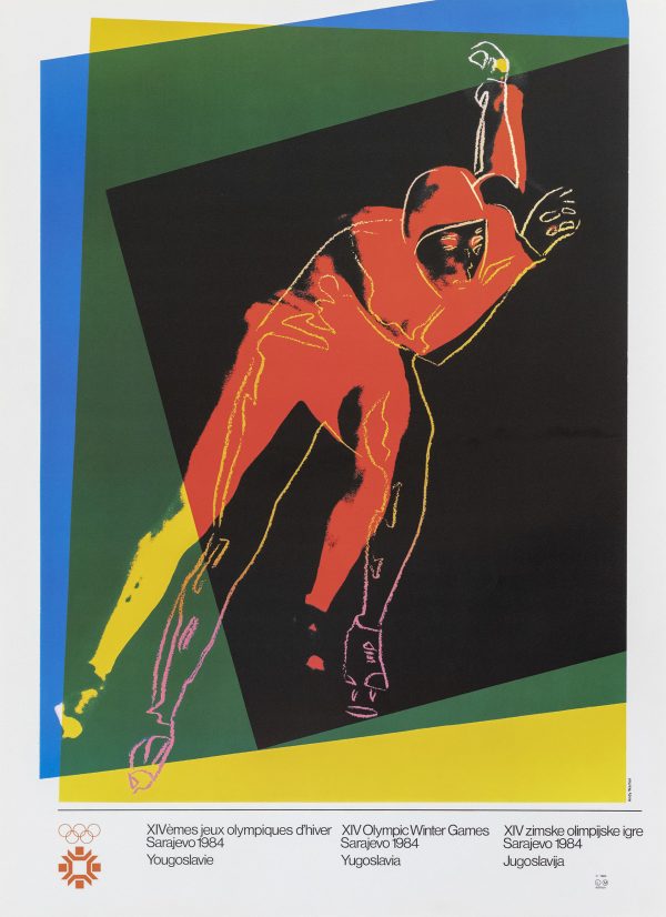 Original poster Andy Warhol Speedskater 500