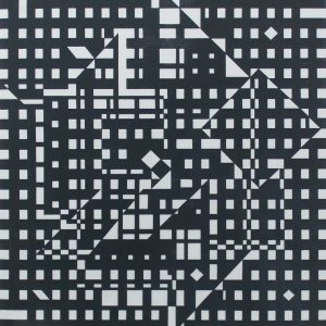 Victor Vasarely Hommage a Bach V 697