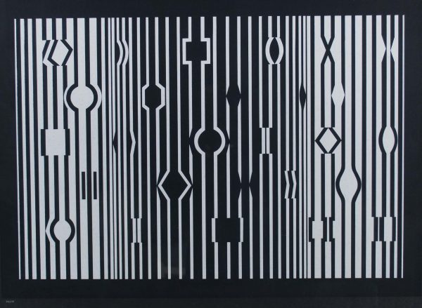 Victor Vasarely Hommage a Bach VII 700