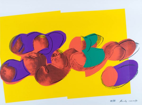 Andy Warhol "Peaches" Portfolio Space Fruit: Still Life 835