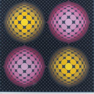 Victor Vasarely Untitled 701