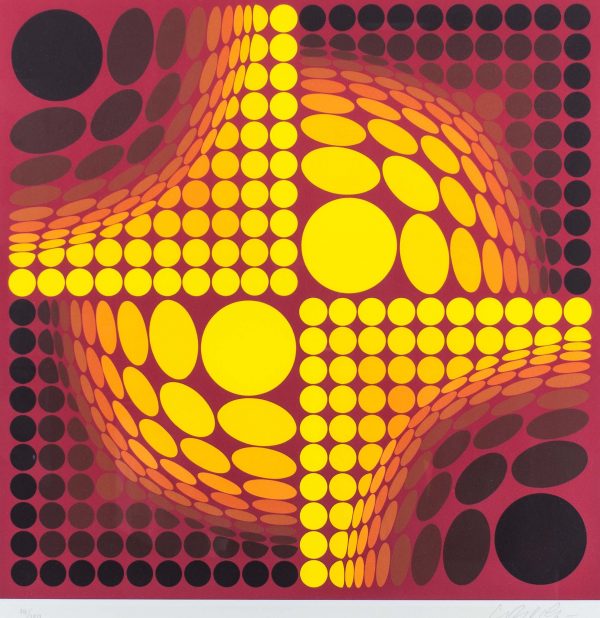 Victor Vasarely Untitled 704